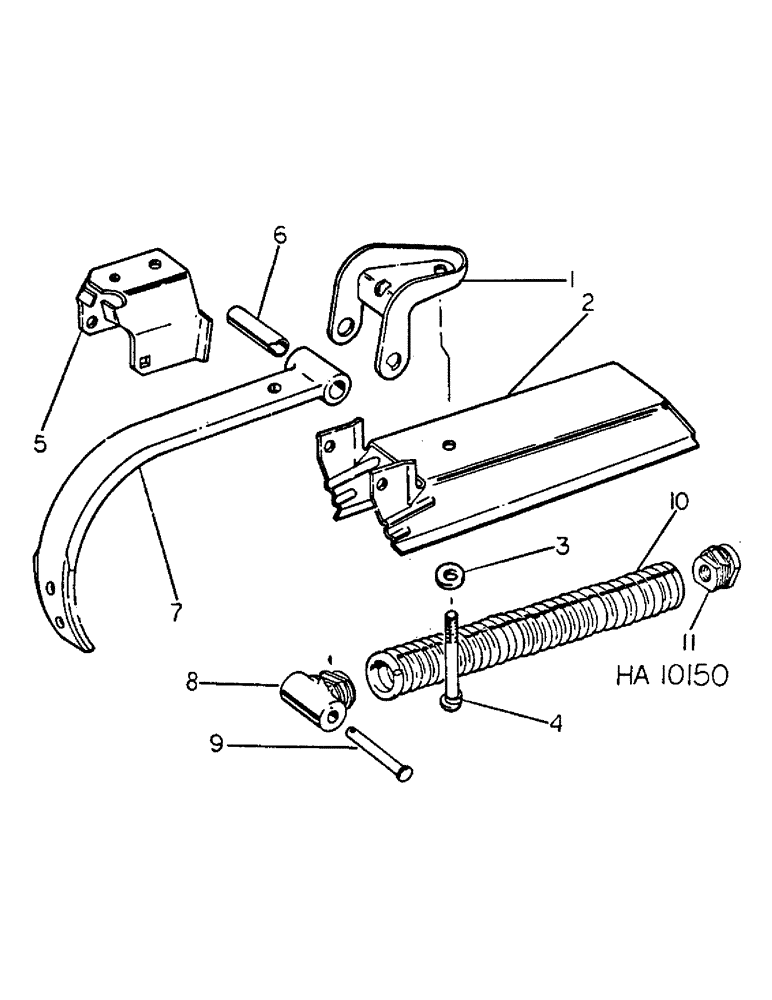 Схема запчастей Case IH 5000 - (A-3) - GROUND WORKING TOOLS AND SHANKS, VIBRA SHANK, BUILT 1976 SEASON AND SINCE WITH 3/4 DIA. BUSHING BOLT 