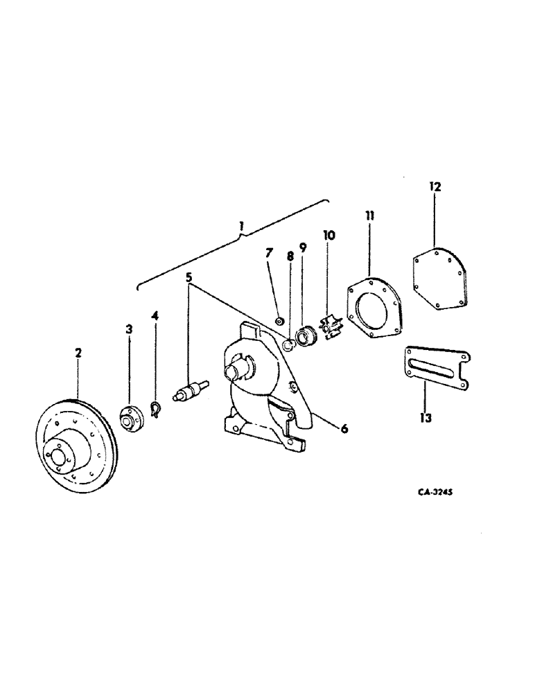 Схема запчастей Case IH C-200 - (G-07) - WATER PUMP 