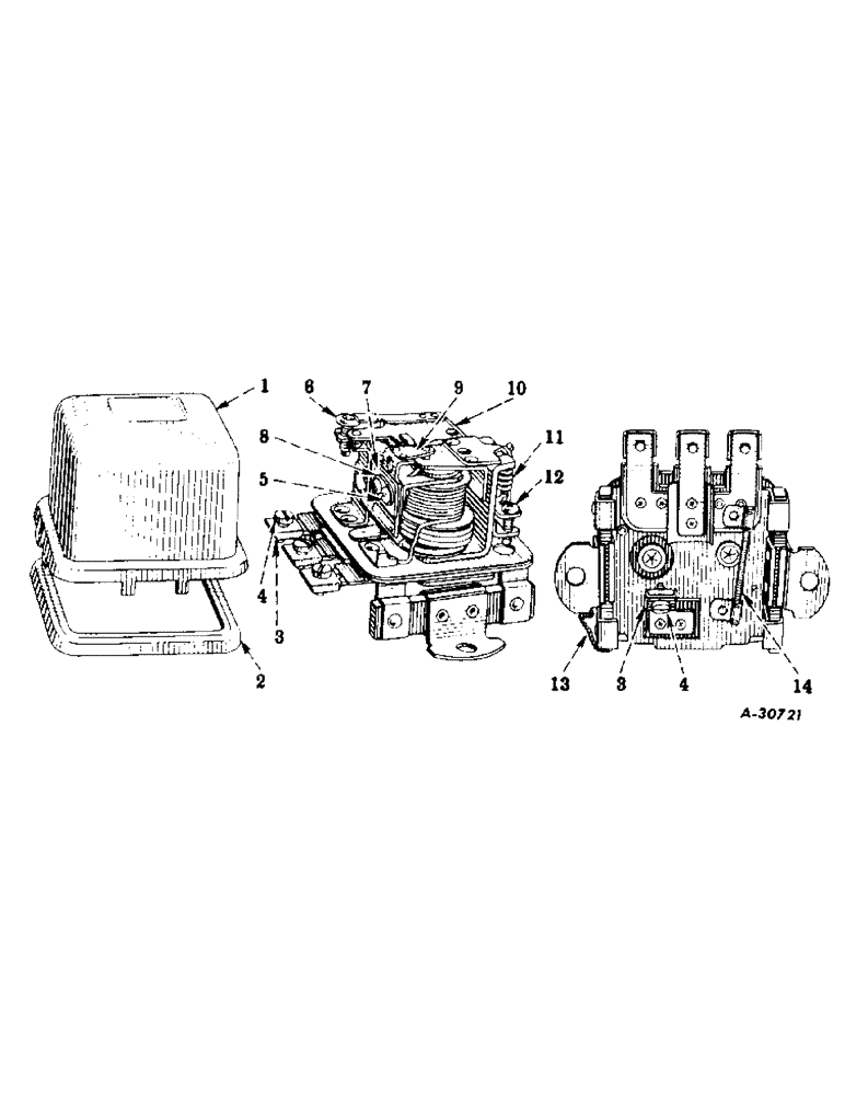 Схема запчастей Case IH SUPER M-TA - (168) - ELECTRICAL SYSTEM, DIESEL ENGINE, VOLTAGE REGULATOR, DELCO-REMY (06) - ELECTRICAL SYSTEMS