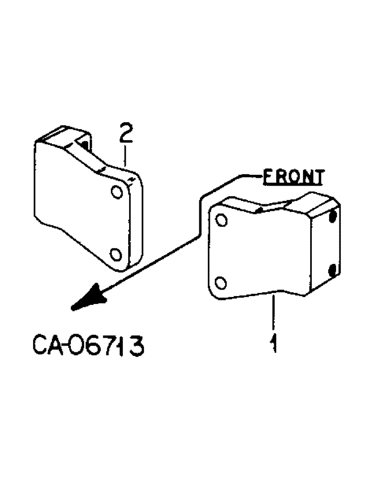 Схема запчастей Case IH 686 - (12-11) - POWER, ENGINE MOUNTING, TRACTORS WITH D-310 ENGINE Power