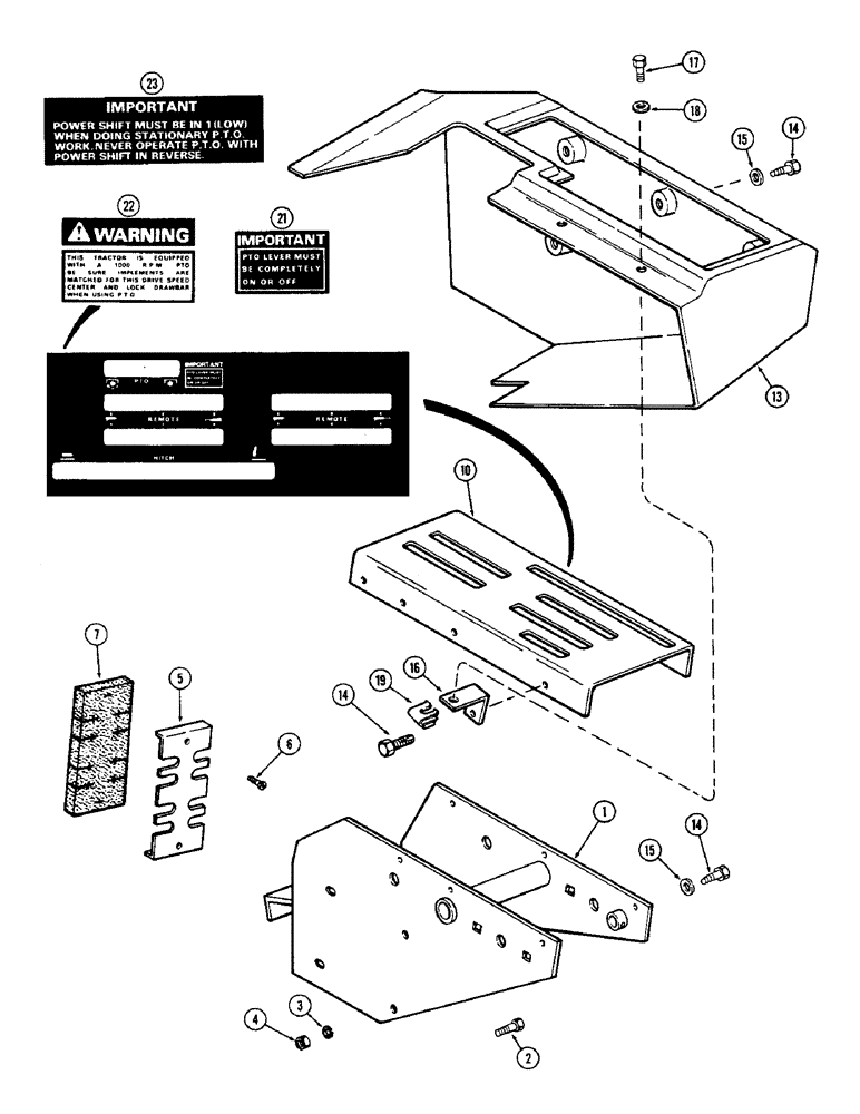 Схема запчастей Case IH 2870 - (336) - OPERATORS CONSOLE (09) - CHASSIS/ATTACHMENTS