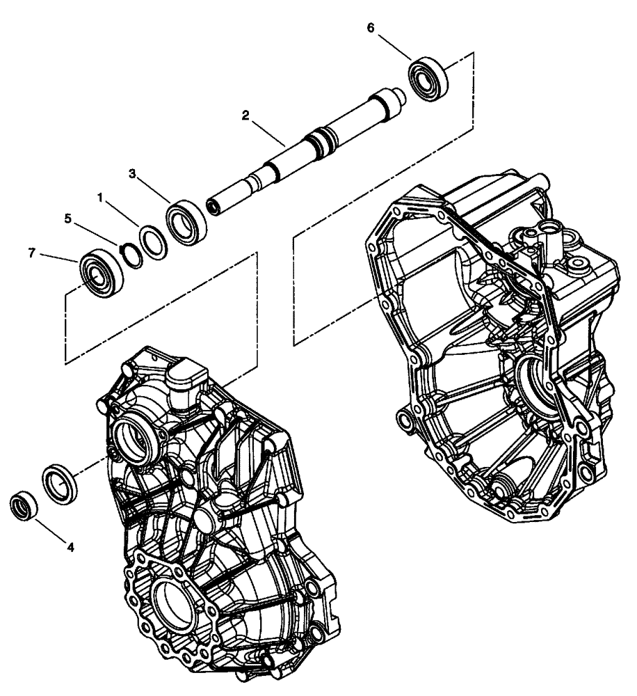 Схема запчастей Case IH SCOUT - (21.100.02[02]) - TRANSAXLE - 2WD AND 4WD (CONTINUED) (21) - TRANSMISSION