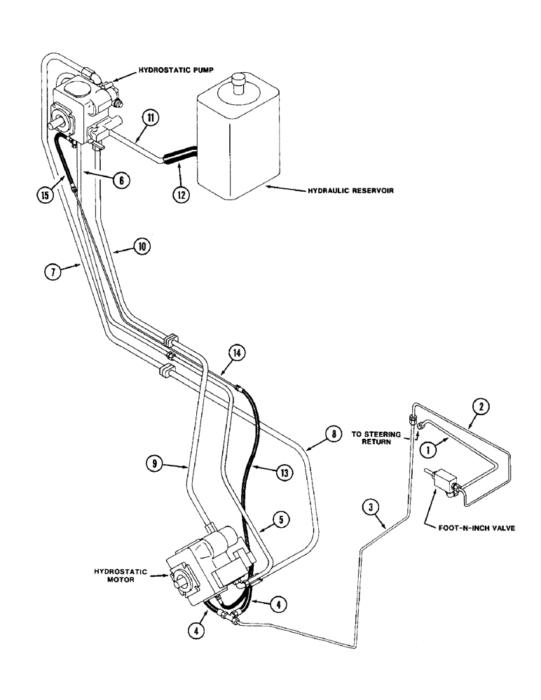 Схема запчастей Case IH 1680 - (1-26) - PICTORIAL INDEX, TWO SPEED PROPULSION CIRCUIT (00) - PICTORIAL INDEX