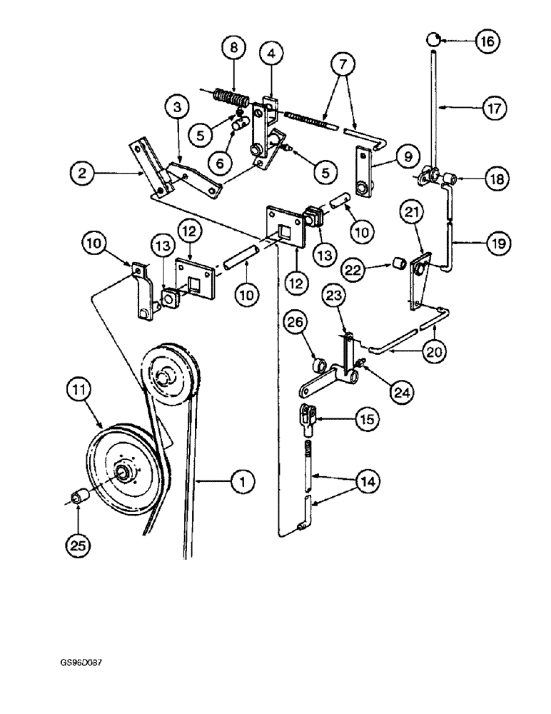 Схема запчастей Case IH 1400 - (9B-02) - FAN DRIVE AND CONTROLS (15) - HANDLING SYSTEM