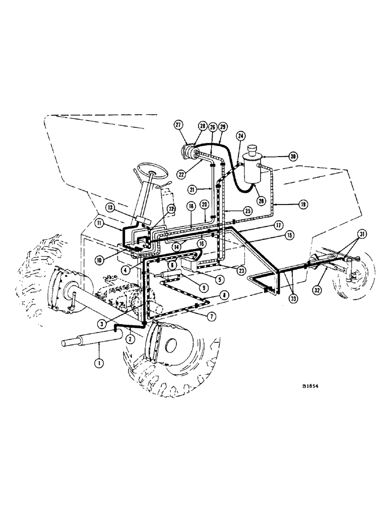 Схема запчастей Case IH 960 - (270) - HYDRAULIC SYSTEM, BEFORE NO. 8358001 (35) - HYDRAULIC SYSTEMS