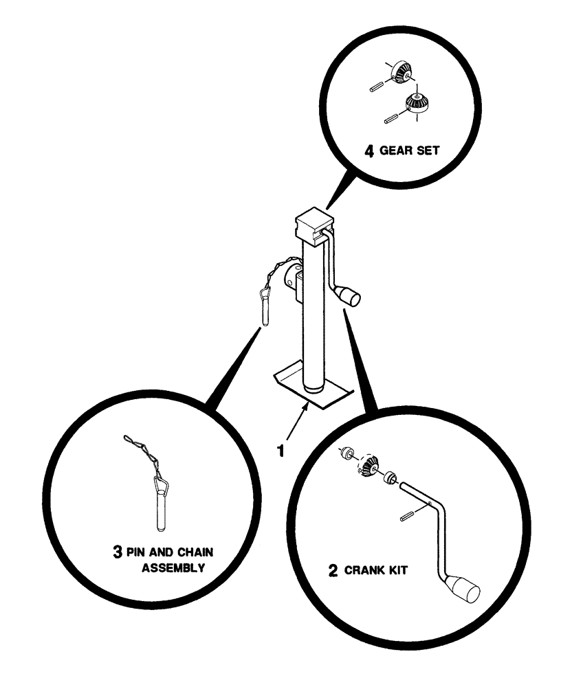 Схема запчастей Case IH 8880 - (7-02) - JACK ASSEMBLY (9700709385) (58) - ATTACHMENTS/HEADERS