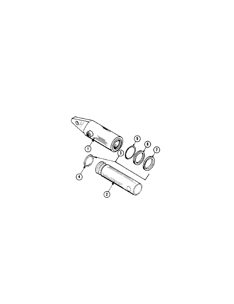 Схема запчастей Case IH 1150 - (038[B]) - PARTS FOR FH842013 VARI-CYLINDER (35) - HYDRAULIC SYSTEMS