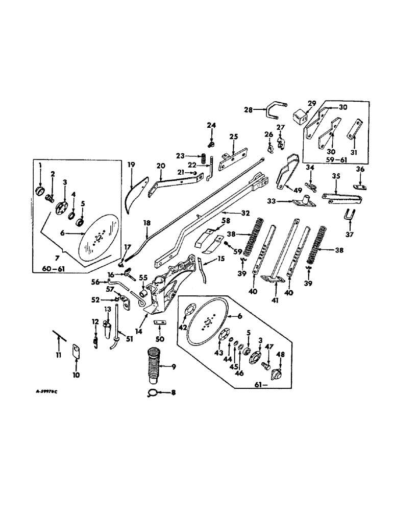 Схема запчастей Case IH LIQUID - (B-66) - LIQUID FERTILIZERS, DOUBLE DISK FERTILIZER OPENER WITH COVERING BLADE 