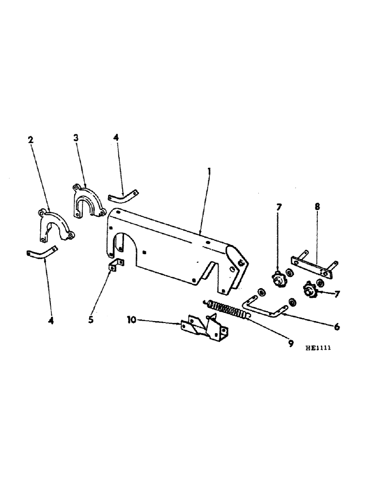 Схема запчастей Case IH 620 - (A-06) - MAIN DRIVE CHAIN SHIELD 