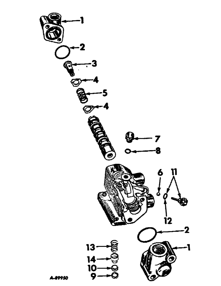 Схема запчастей Case IH 1456 - (10-13) - HYDRAULICS, POWER STEERING PILOT VALVE (07) - HYDRAULICS