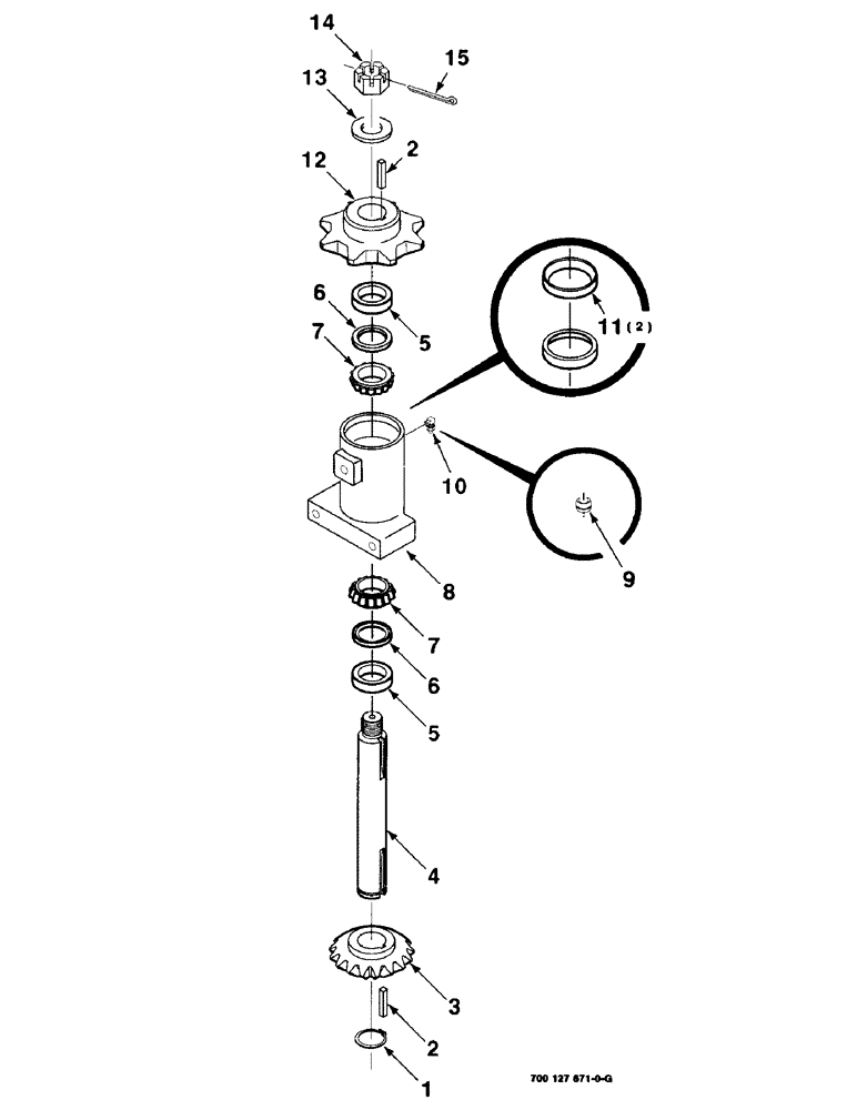 Схема запчастей Case IH 8750 - (2-18) - DRIVE ASSEMBLY (58) - ATTACHMENTS/HEADERS