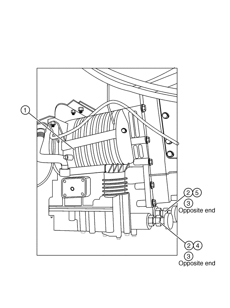 Схема запчастей Case IH FLX3300B - (03-001[01]) - TRANSMISSION GROUP (FLX3300B CAT ENGINE & FLX3330B) (03) - TRANSMISSION