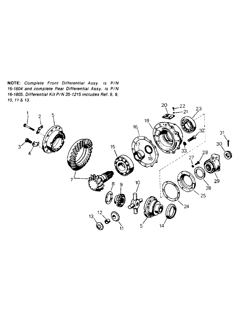 Схема запчастей Case IH STEIGER - (04-53) - MODEL 598 DIFFERENTIAL, K-598.00/10 (04) - Drive Train