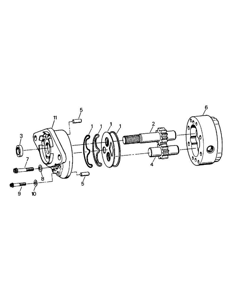 Схема запчастей Case IH PT225 - (04-79) - PTA 280, CAT & PTA 325 LUBE PUMP (04) - Drive Train