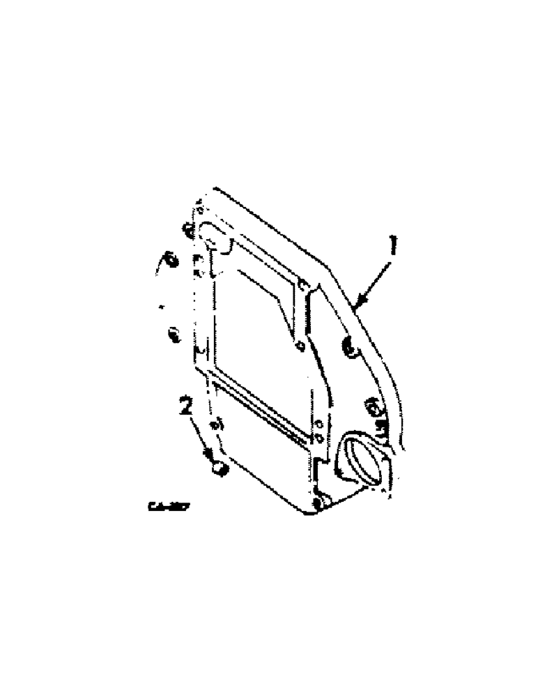 Схема запчастей Case IH 474 - (12-25) - ENGINE MOUNTING Power