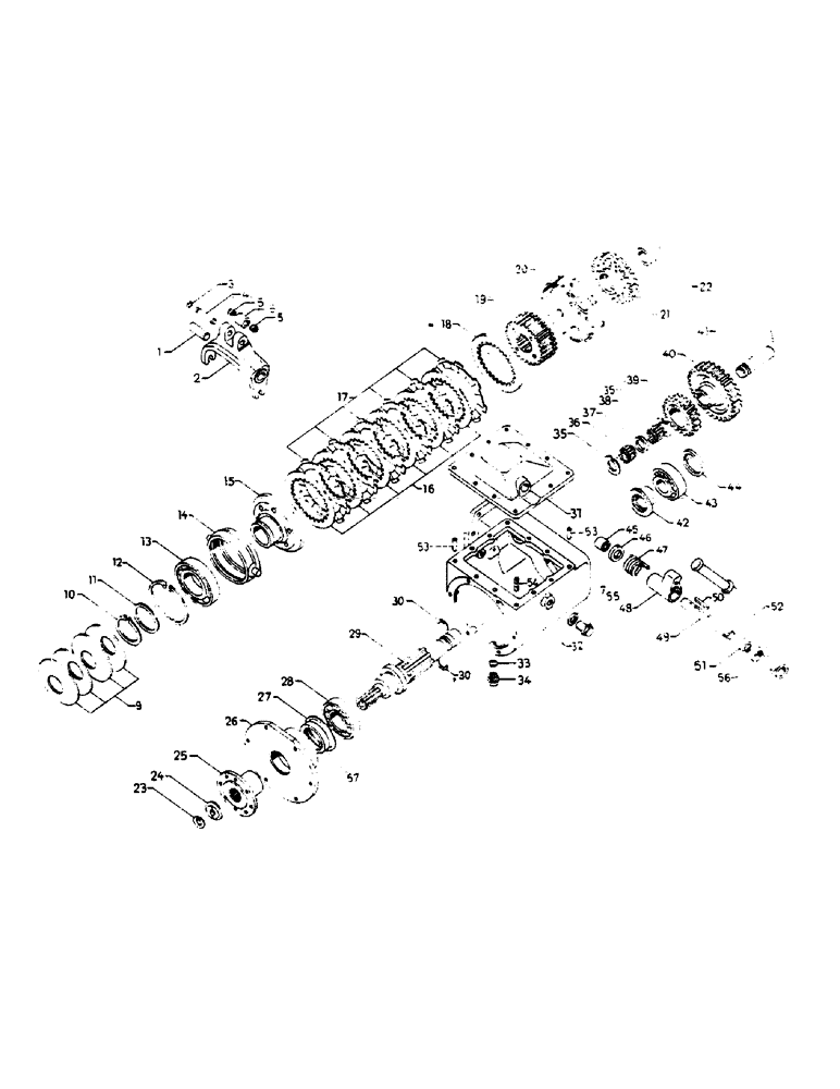 Схема запчастей Case IH 724 - (204) - TRANSMISSION, FRONT AXLE DRIVE (06) - POWER TRAIN