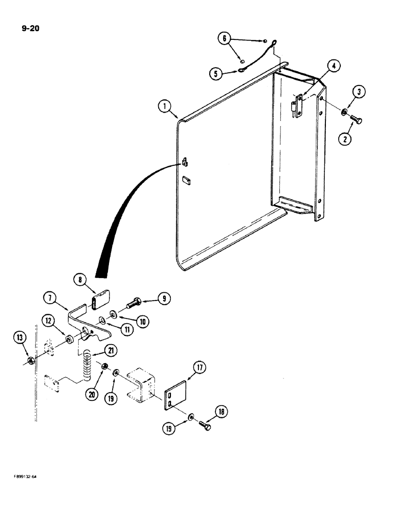 Схема запчастей Case IH 9180 - (9-20) - HYDRAULIC COVER (09) - CHASSIS/ATTACHMENTS