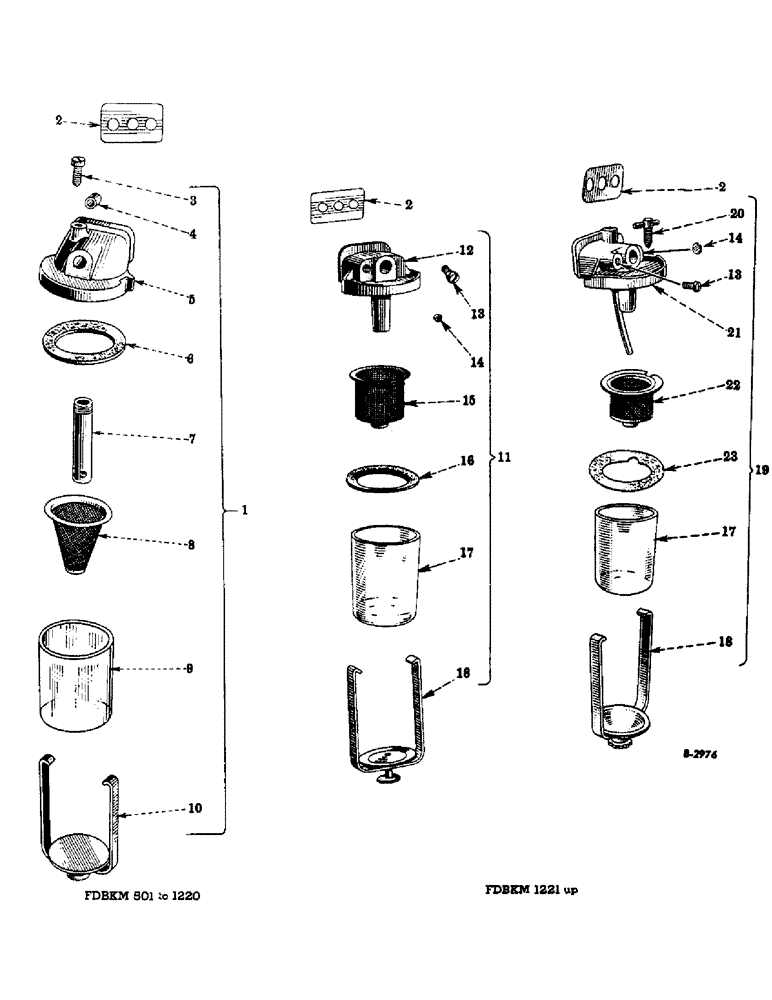 Схема запчастей Case IH FARMALL MD - (080) - DIESEL ENGINE, WATER TRAP (01) - ENGINE