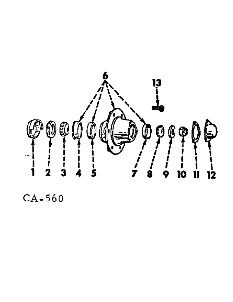 Схема запчастей Case IH HYDRO 186 - (14-03) - SUSPENSION, FRONT WHEEL HUB, BEARINGS AND CAP Suspension