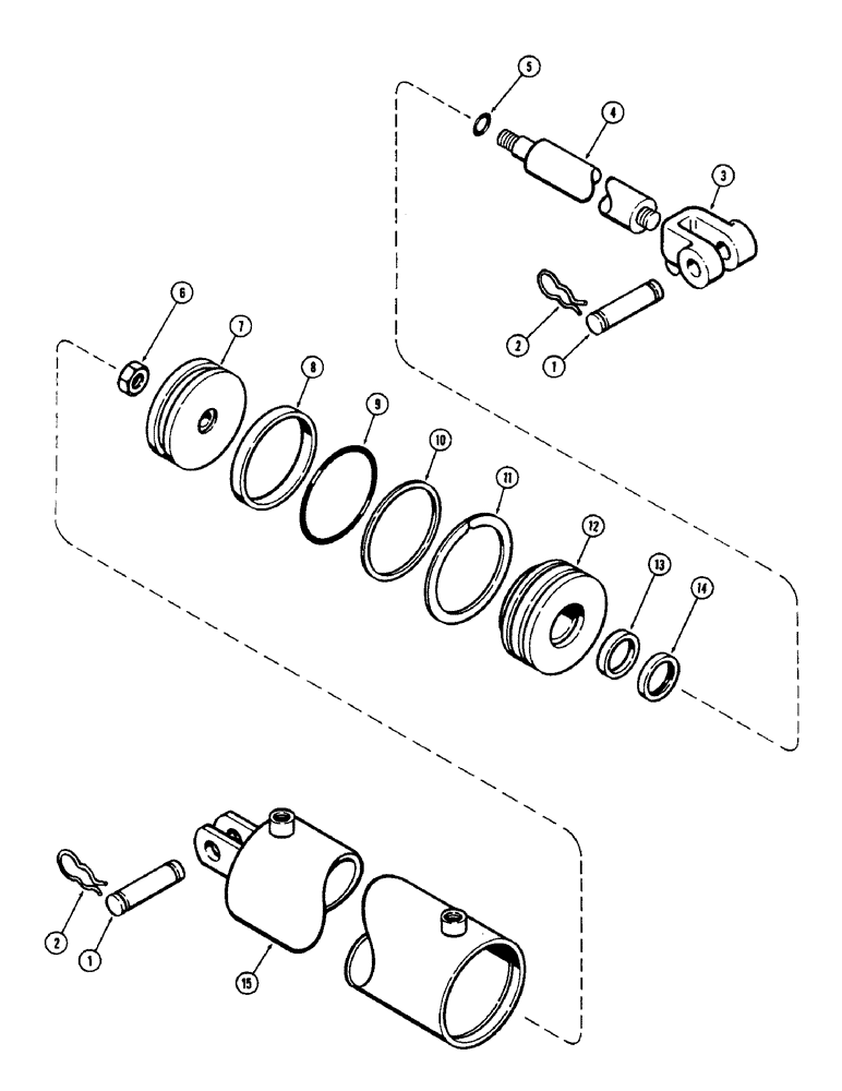 Схема запчастей Case IH DOT 23 - (29A) - T57363 CYLINDER 