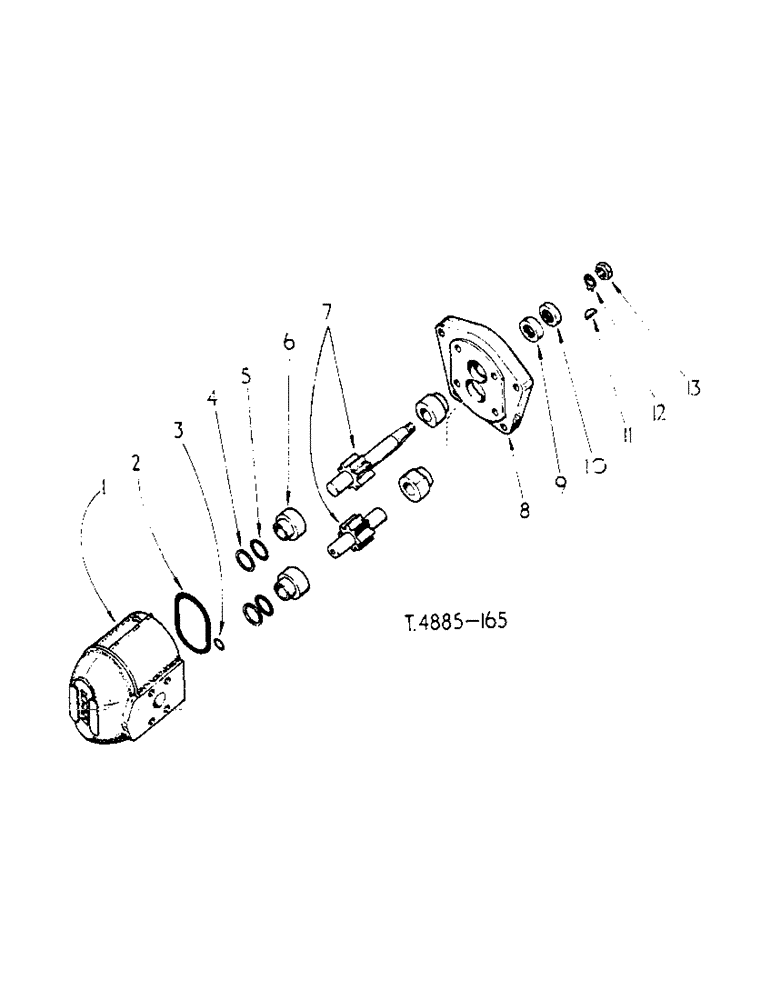 Схема запчастей Case IH 276 - (5-08) - HYDRAULIC PUMP (08) - HYDRAULICS