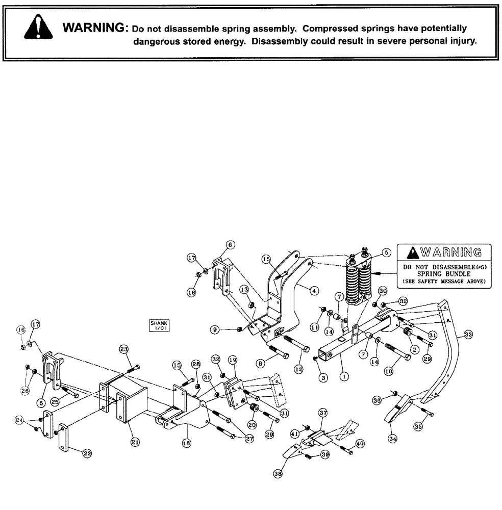 Схема запчастей Case IH MRX690 - (75.200.15) - SHANK ASSEMBLY 