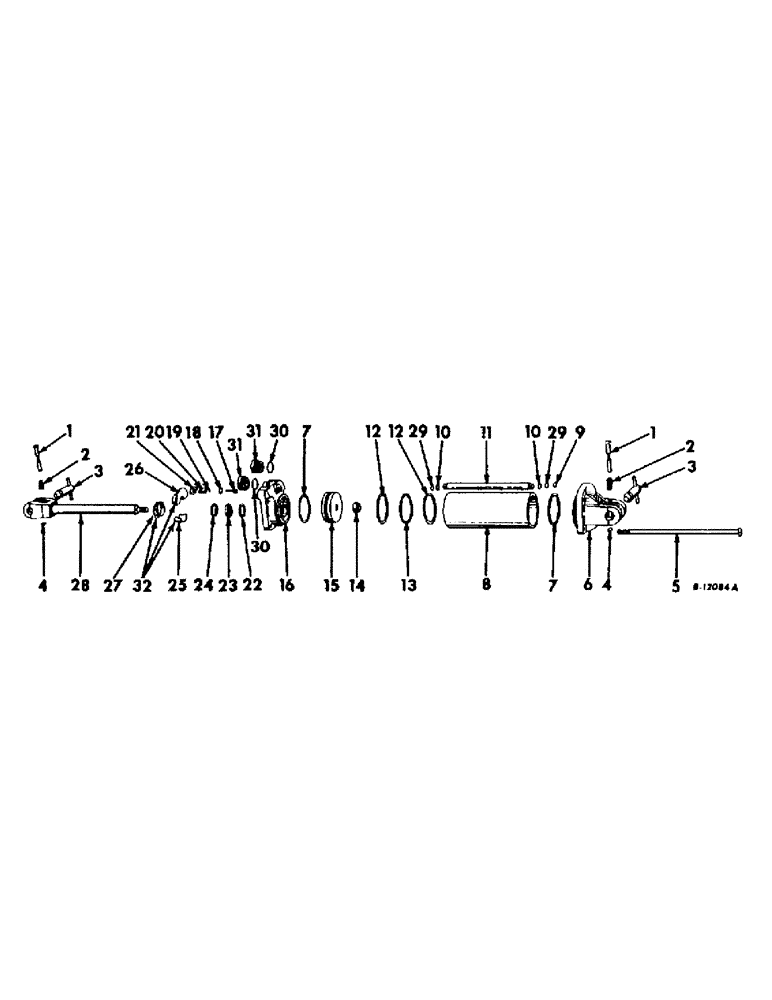 Схема запчастей Case IH 460 - (181) - HYDRAULIC SYSTEM, HYDRAULIC EQUIPMENT, HYDRAULIC CYLINDER (07) - HYDRAULIC SYSTEM