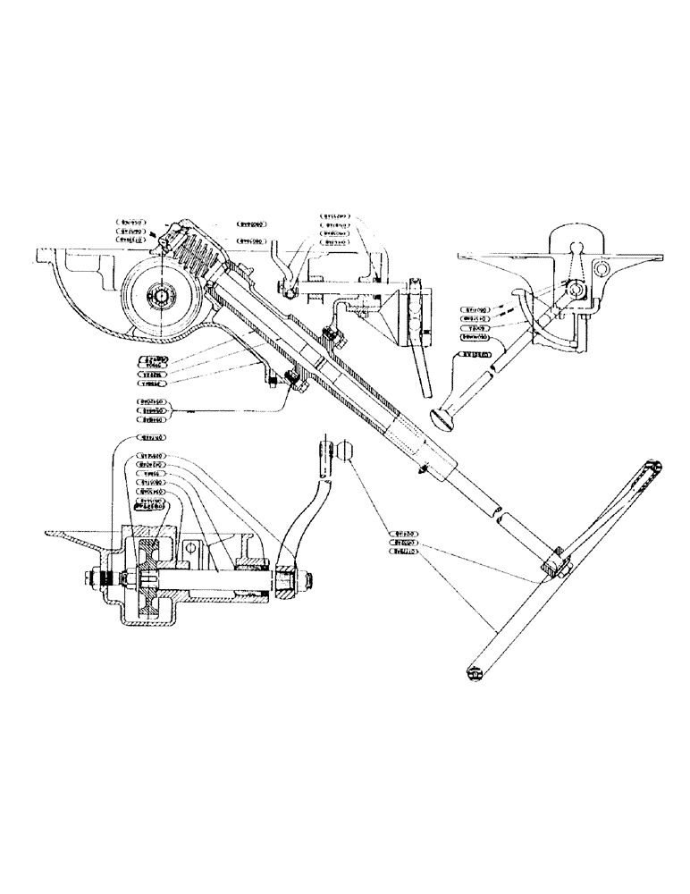 Схема запчастей Case IH 500-SERIES - (079) - STEERING GEAR ASSEMBLY, STEERING GEAR (05) - STEERING