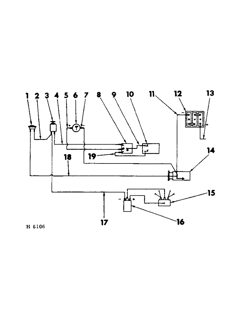 Схема запчастей Case IH 201 - (A-042) - WIRING DIAGRAM, CARBURETED, NOT WISCONSIN ENGINE (55) - ELECTRICAL SYSTEMS