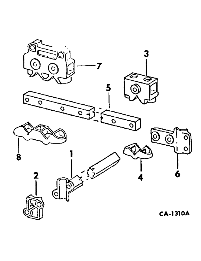 Схема запчастей Case IH 153 - (AP-20) - TOOLING EQUIPMENT, FOR NARROW ROW CORN AND COTTON CULTIVATORS, BUILT 1972 AND SINCE 