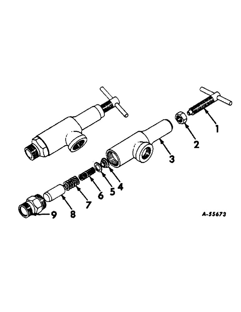 Схема запчастей Case IH 600 - (S-24) - PRESSURE RELIEF VALVE 