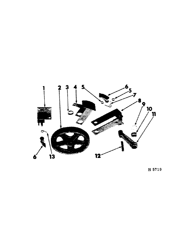 Схема запчастей Case IH 101 - (B-09) - RATCHET WHEEL 