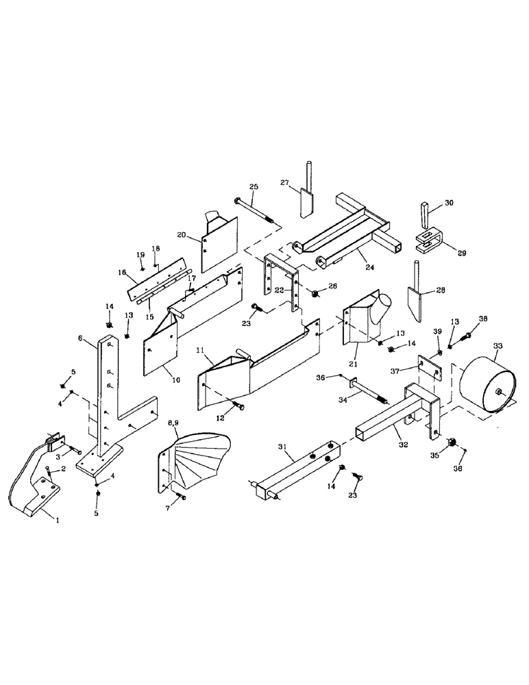 Схема запчастей Case IH AUSTOFT - (C01-10) - PLOUGH, EXPORT Engine & Engine Attachments