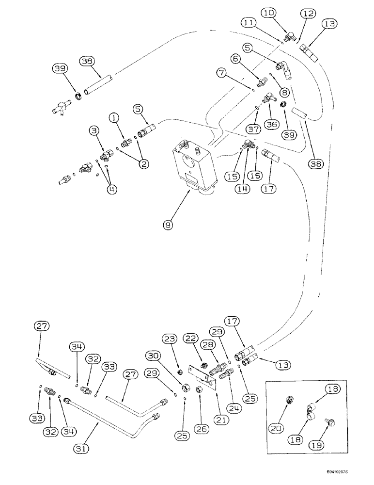 Схема запчастей Case IH 2188 - (7-04) - MASTER BRAKE HYDRAULIC SYSTEM (5.1) - BRAKES