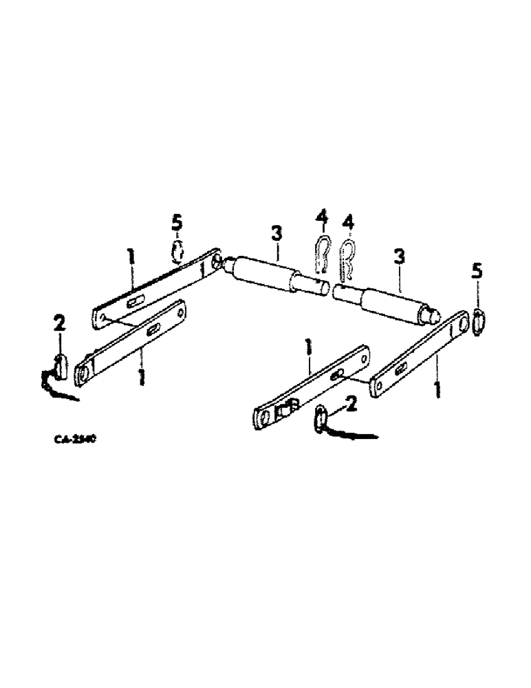 Схема запчастей Case IH 184 - (09-04[1]) - FRAME, THREE POINT HITCH STABILIZER (12) - FRAME