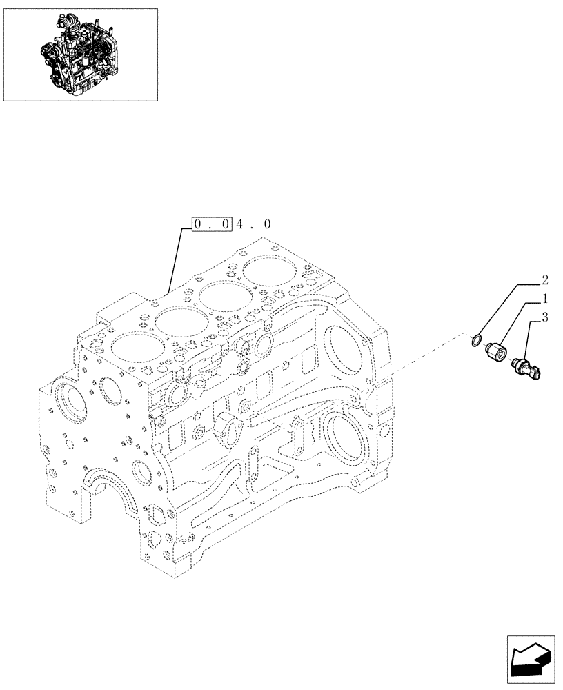 Схема запчастей Case IH MXU110 - (0.27.2) - MOTOR SENSORS (01) - ENGINE