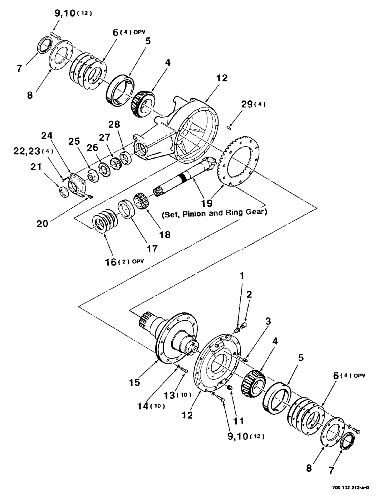 Схема запчастей Case IH 8520 - (2-20) - GEARBOX Driveline