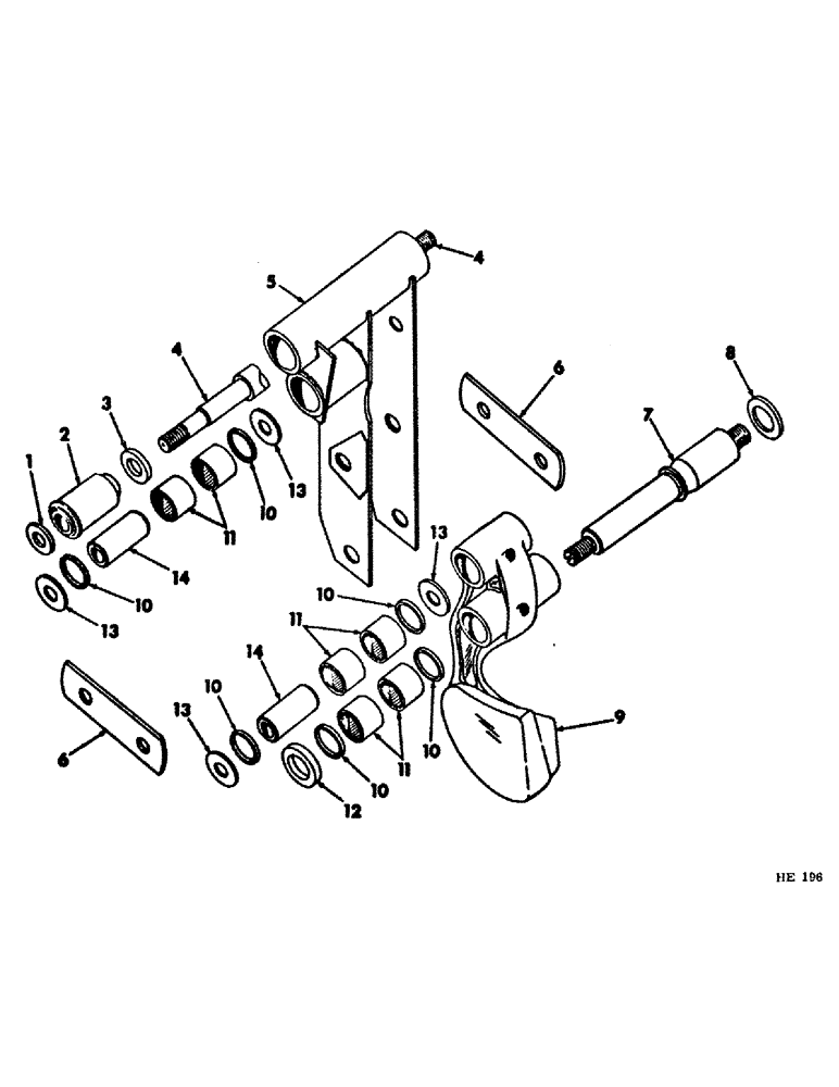 Схема запчастей Case IH 1290 - (29) - KNIFE DRIVE ARM 