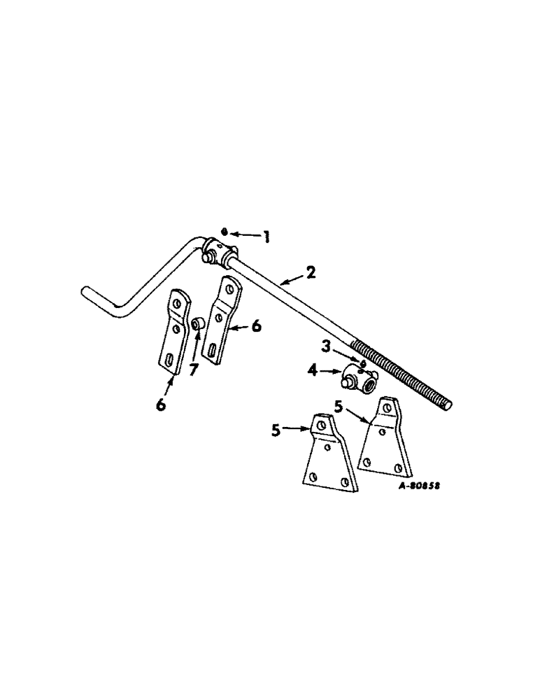 Схема запчастей Case IH 411 - (S-13[A]) - HEIGHT ADJUSTING HAND CRANK 