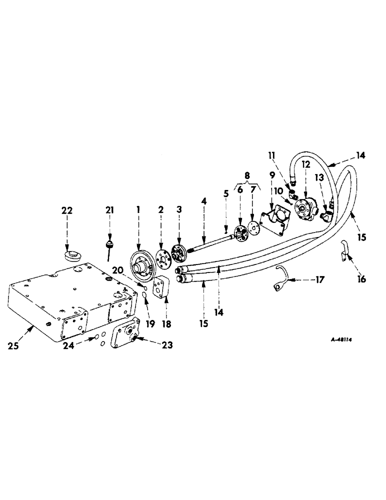 Схема запчастей Case IH 350 - (341) - ATTACHMENTS, FRONT POWER TAKE-OFF PUMP, SPECIAL Attachments