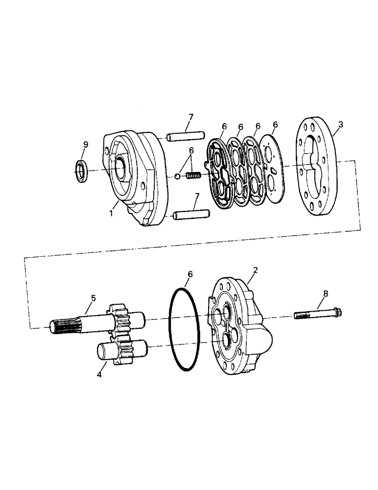 Схема запчастей Case IH PT225 - (04-75) - PTA 251, PTA 280, CUMMINS & PTA 310 LUBE PUMP (04) - Drive Train