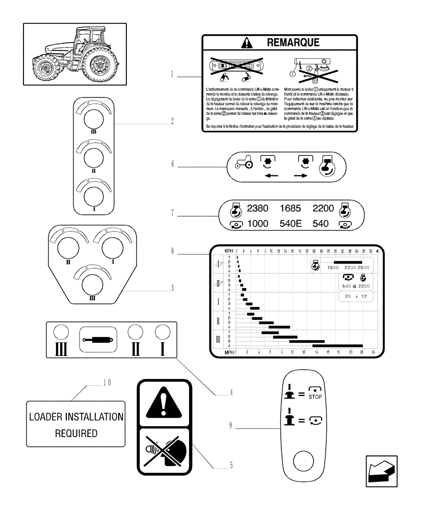 Схема запчастей Case IH JX100U - (1.98.0[04]) - DECALS (13) - DECALS