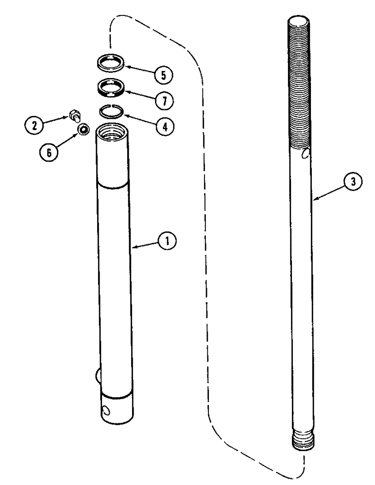 Схема запчастей Case IH 1020 - (8-18) - REEL LIFT SLAVE CYLINDER (08) - HYDRAULICS