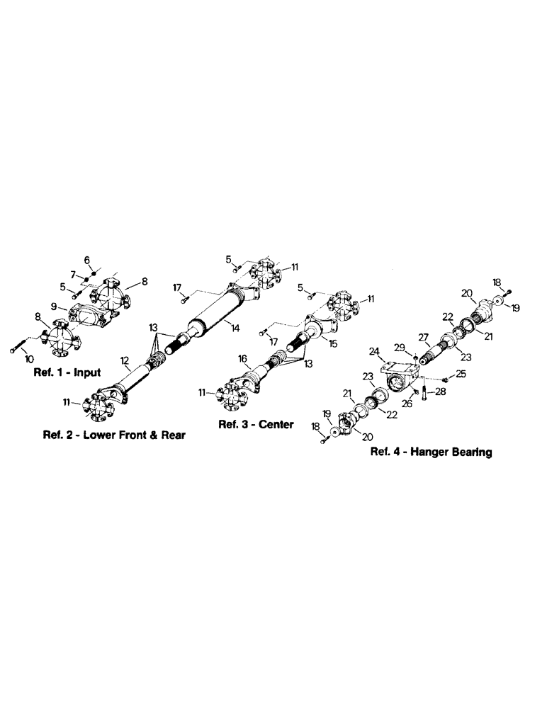 Схема запчастей Case IH KS-325 - (04-18) - DRIVESHAFTS (04) - Drive Train