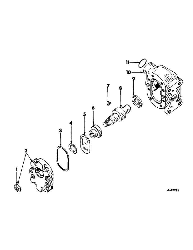 Схема запчастей Case IH 460 - (171) - HYDRAULIC SYSTEM, TRANSMISSION DRIVEN POWER STEERING PUMP ADAPTER (07) - HYDRAULIC SYSTEM