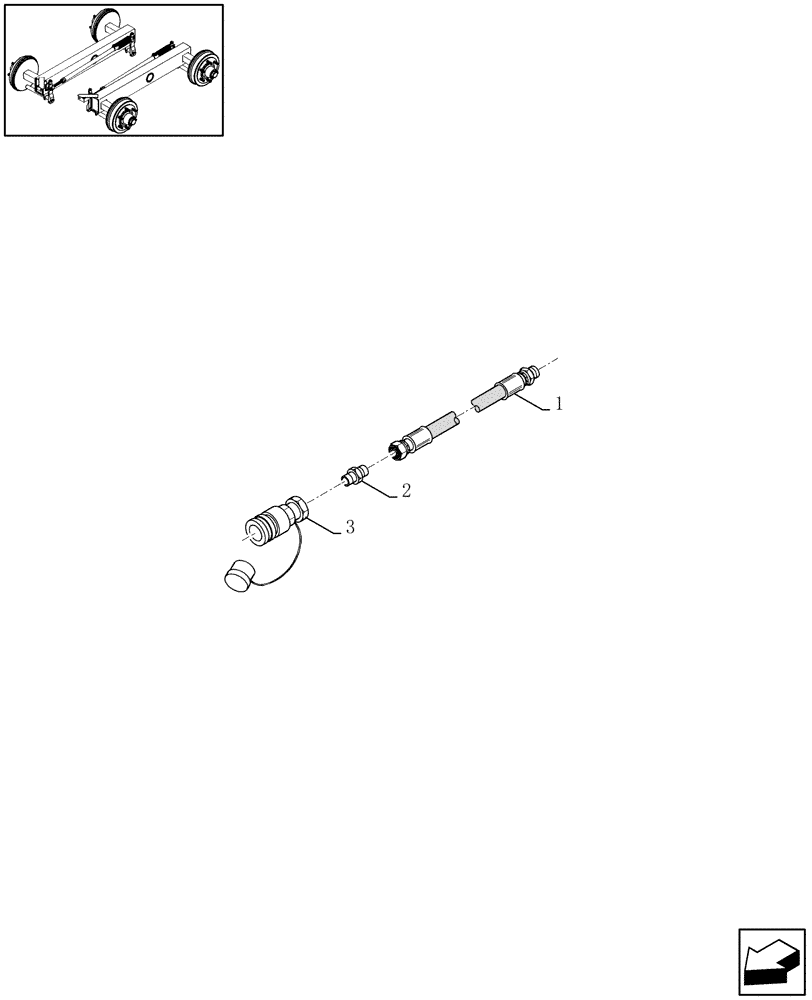 Схема запчастей Case IH RBX341 - (07.26[01]) - HYDRAULIC BRAKES, FRONT (07) - HYDRAULIC SYSTEM