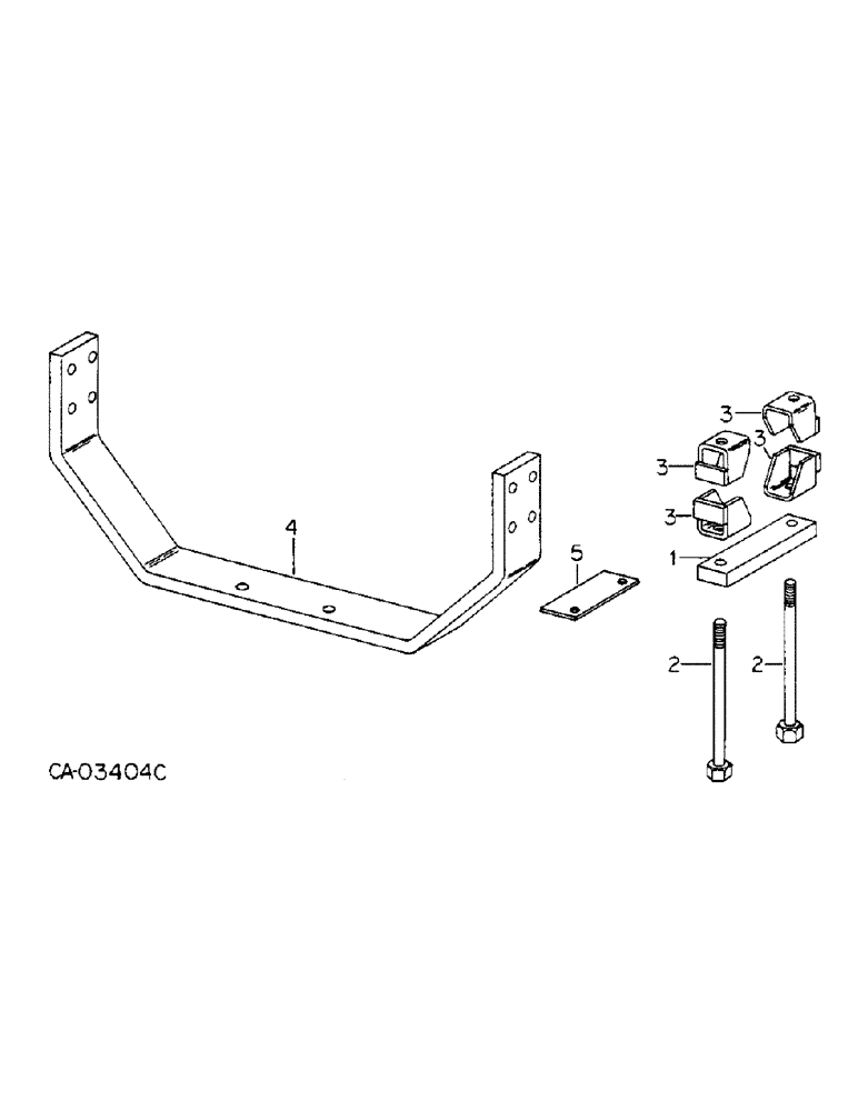 Схема запчастей Case IH 4568 - (07-29) - DRIVE TRAIN, AXLE MOUNTS (04) - Drive Train