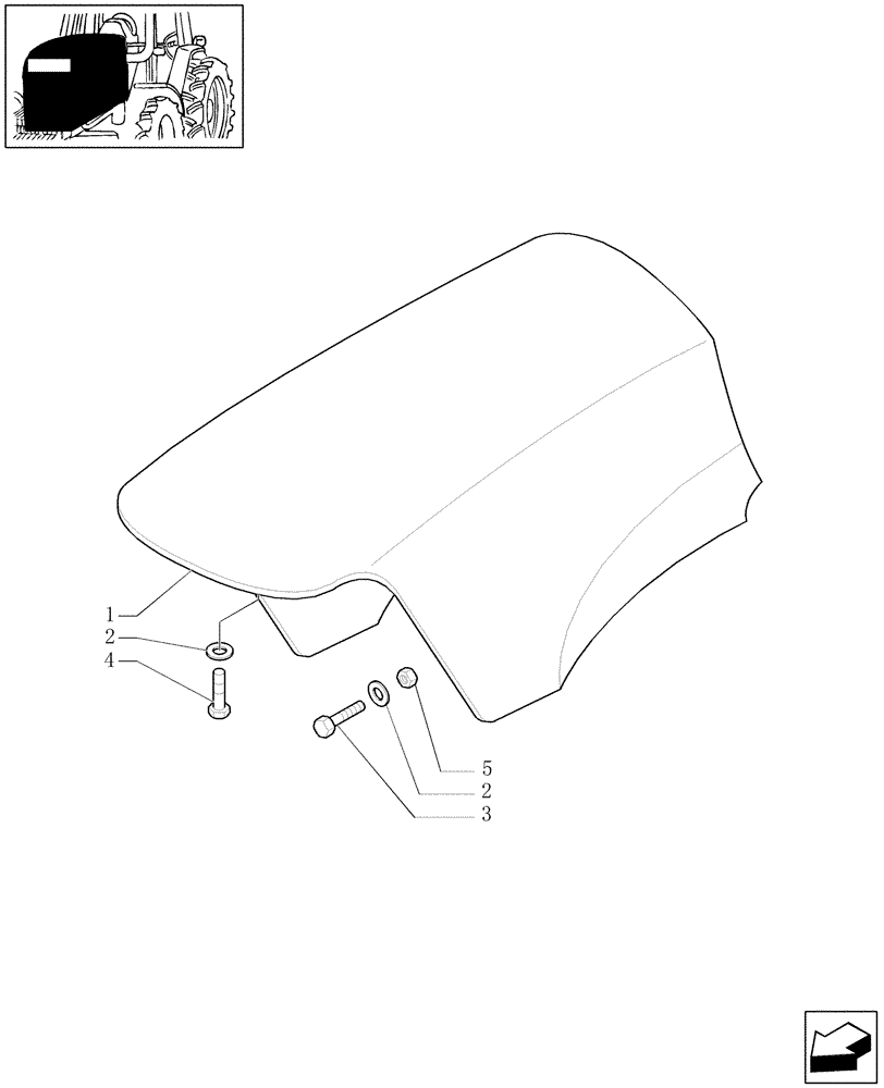 Схема запчастей Case IH MXU130 - (1.83.0[01]) - HOOD (08) - SHEET METAL