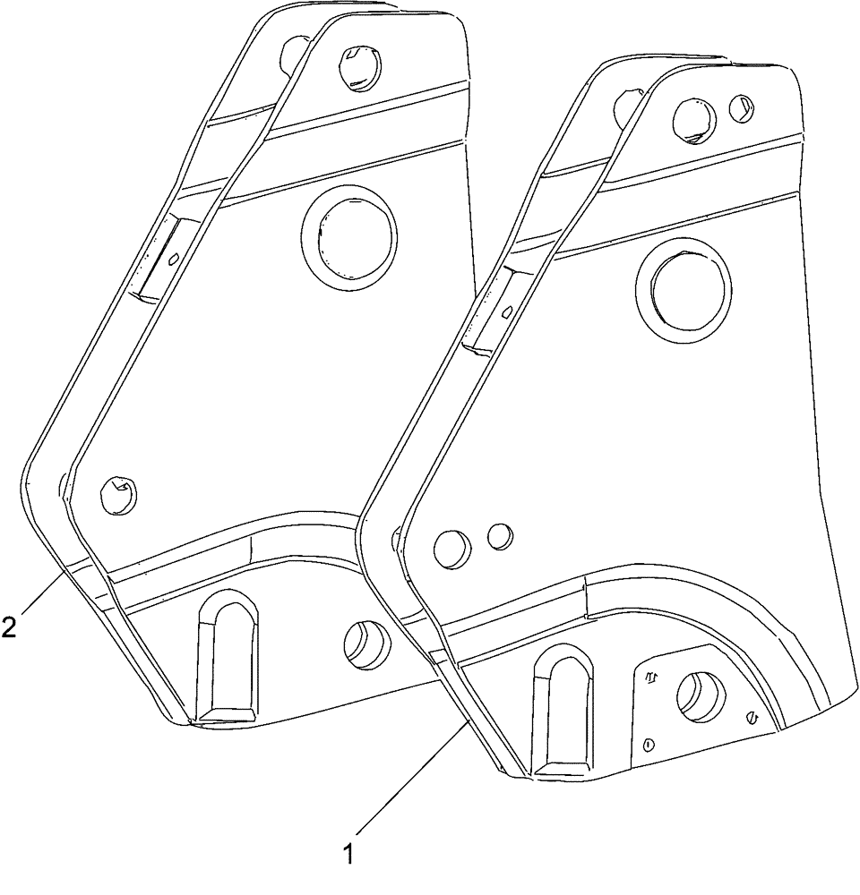 Схема запчастей Case IH LX740 - (82.100.AG[05]) - BEARING BOX, - NSL (82) - FRONT LOADER & BUCKET