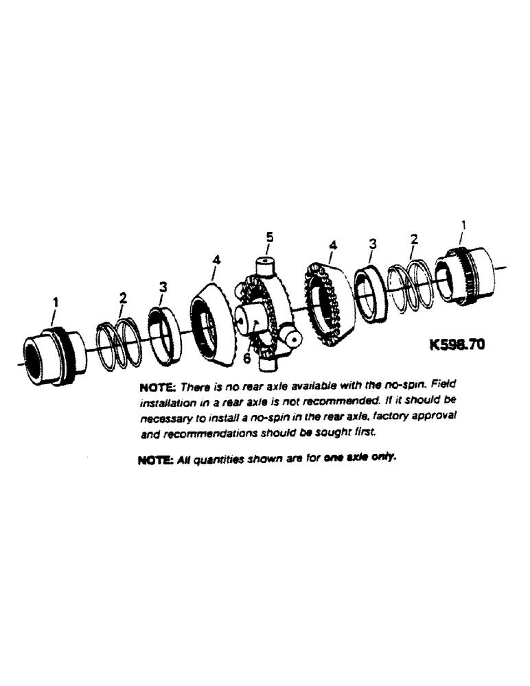 Схема запчастей Case IH 9180 - (04-41) - NO-SPIN AXLE AND DIFFERENTIAL (04) - Drive Train